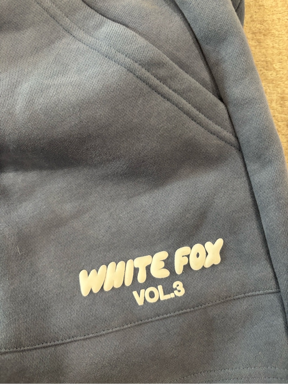White Fox Boutique Navy Blue Athletic Shorts - Picture 5 of 5